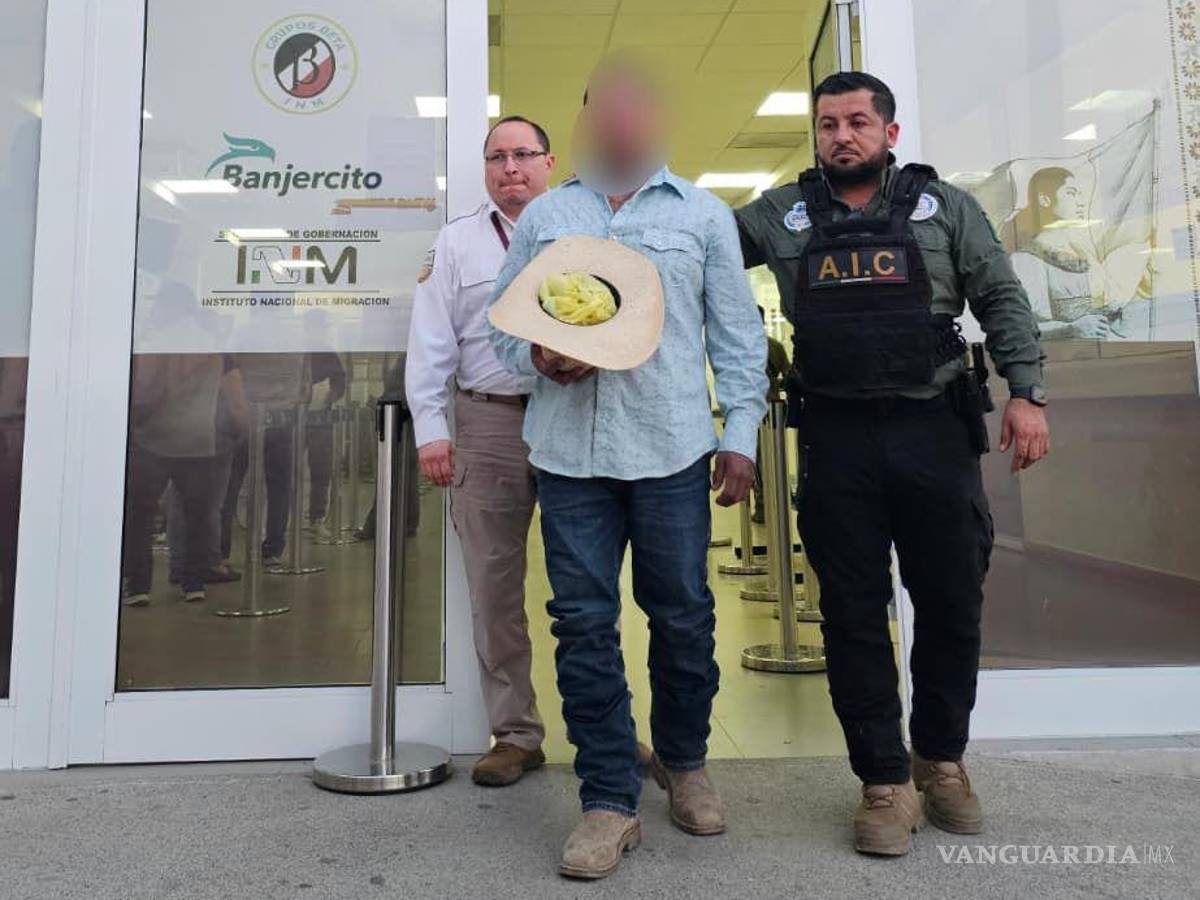 $!El ciudadano estadounidense fue detenido en la comunidad de San Carlos, en el municipio de Jiménez.