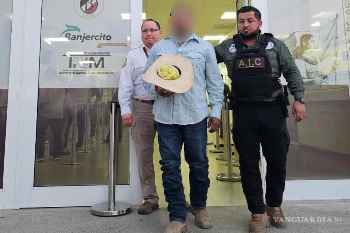 $!El ciudadano estadounidense fue detenido en la comunidad de San Carlos, en el municipio de Jiménez.