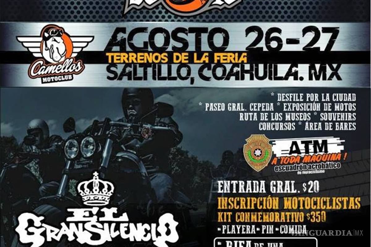 Motoclub Camellos festejarán sus XV años con una gran fiesta