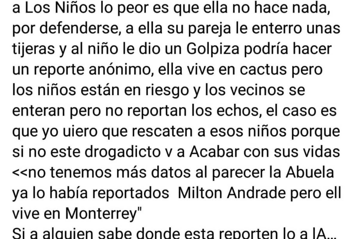$!Abren investigación a padrastro por golpear a menores en Ramos Arizpe