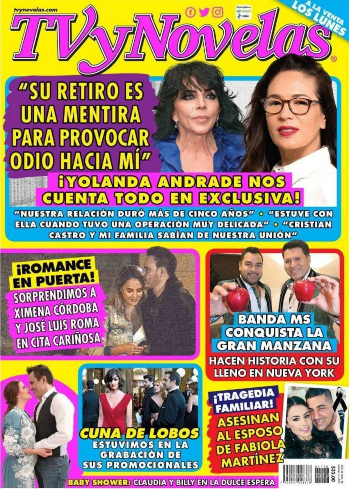 $!Verónica Castro no bajaba a Yolanda Andrade de 'gorda y fea' cuando eran novias