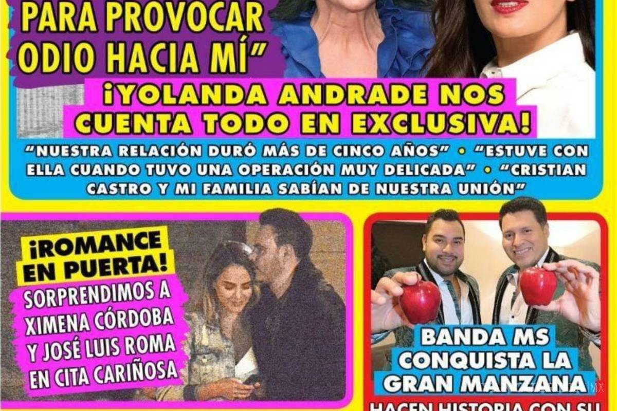 $!Verónica Castro no bajaba a Yolanda Andrade de 'gorda y fea' cuando eran novias