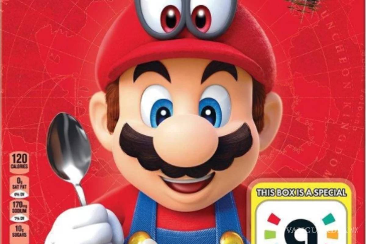 ¿Cereal de Super Mario? Sí existe