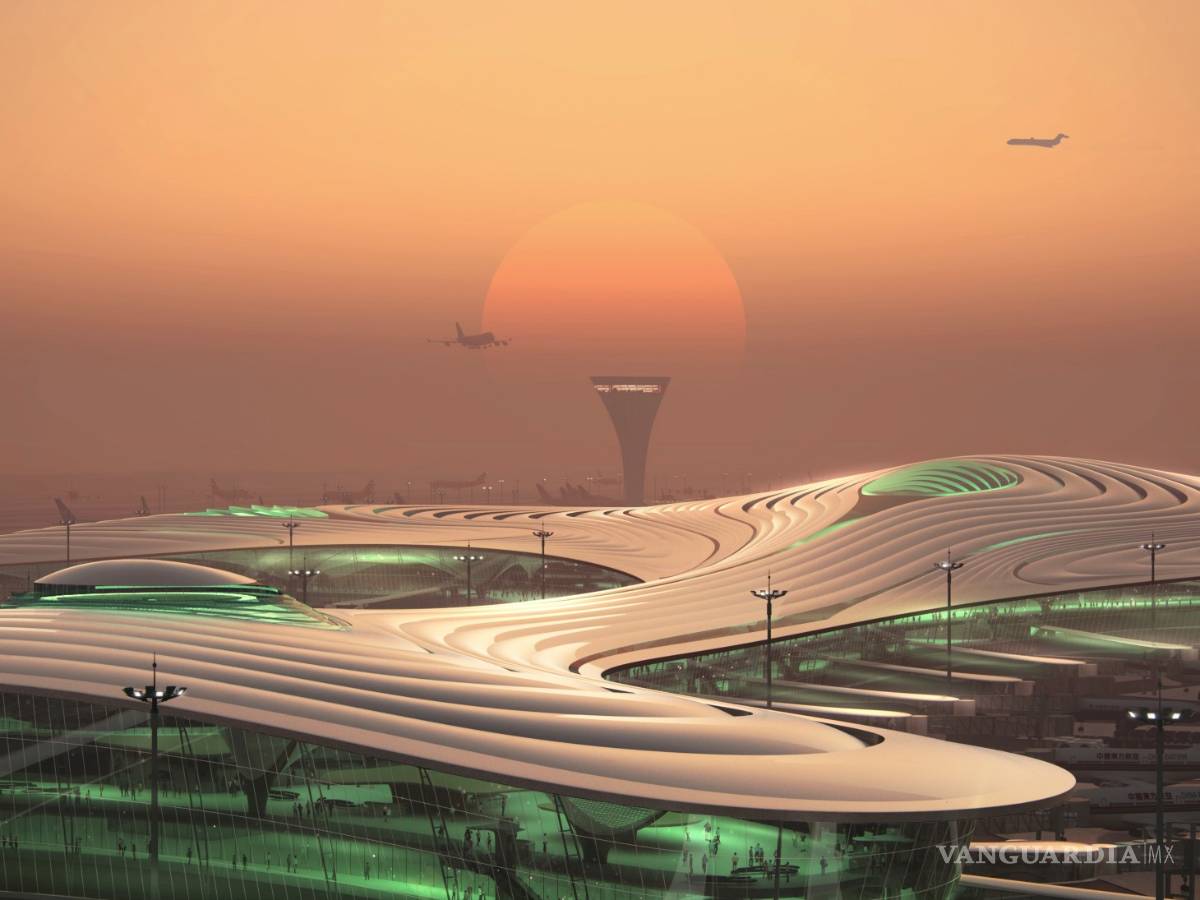 $!El Aeropuerto Internacional Harbin Taiping en China es un surrealista escenario interestelar