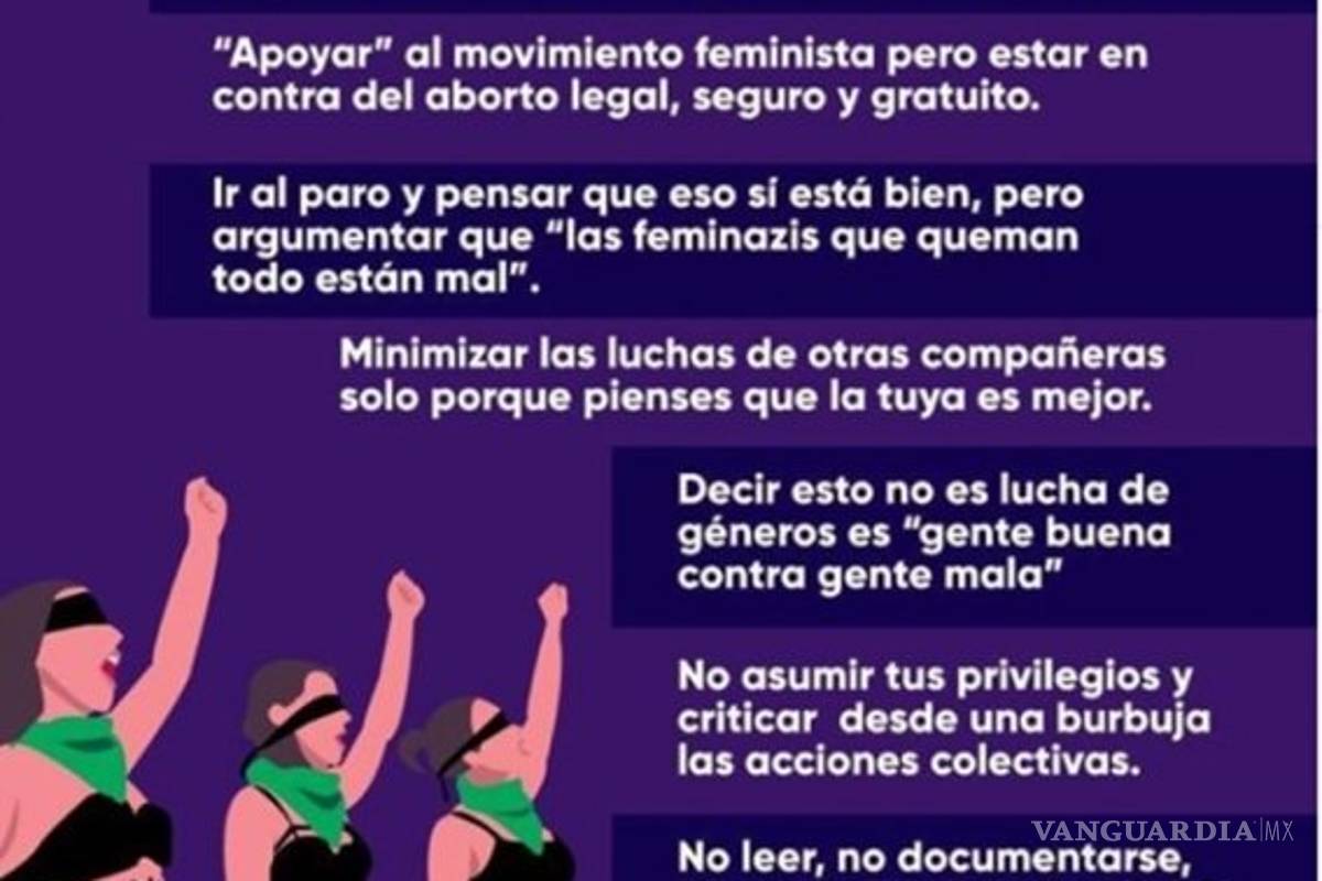 ¿Qué es y como identificar el 'Fakeminismo'? previo a la marcha del 9 de marzo