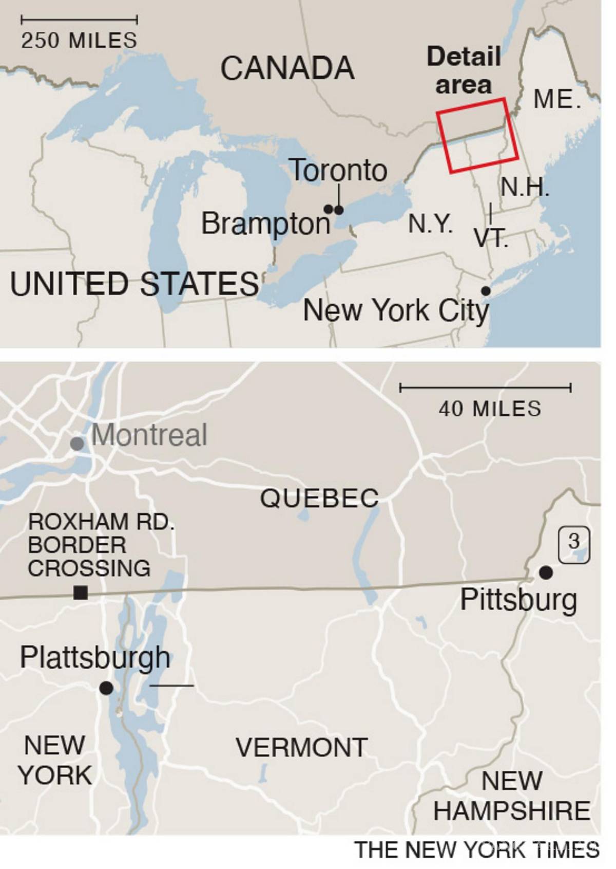 $!Las autoridades canadienses están preocupadas de que las deportaciones masivas prometidas por Donald Trump empujen a los migrantes hacia el norte.