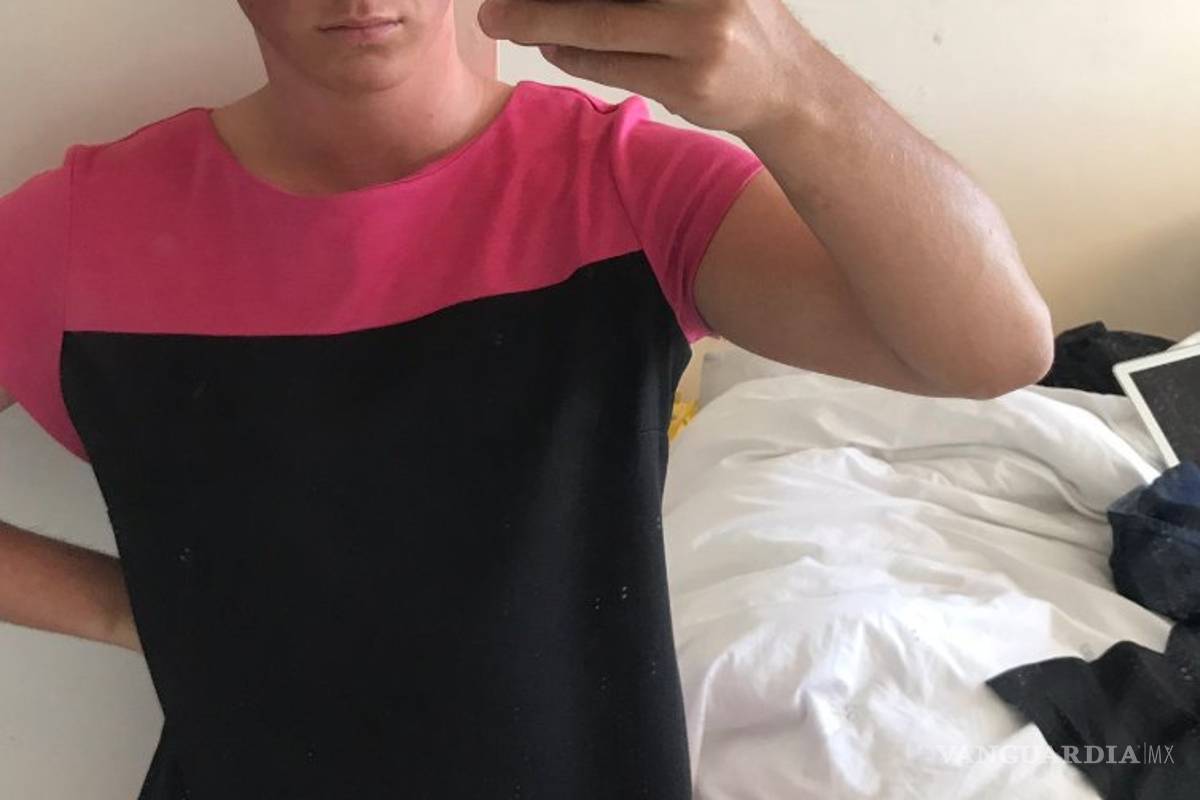 ¿Te prohíben ir en shorts al trabajo?, él fue con vestido como protesta, y ganó