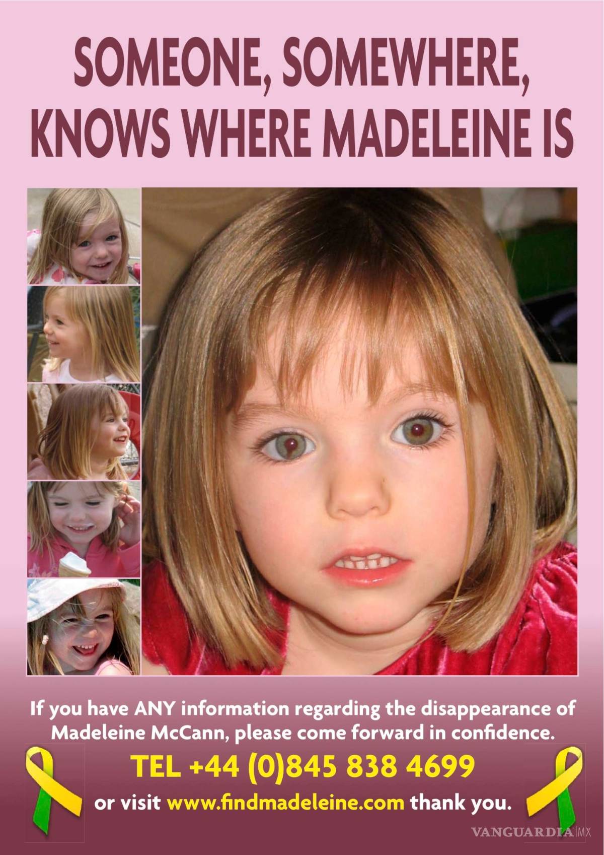 $!10 años después, la policía británica sigue buscando a Madeleine McCann
