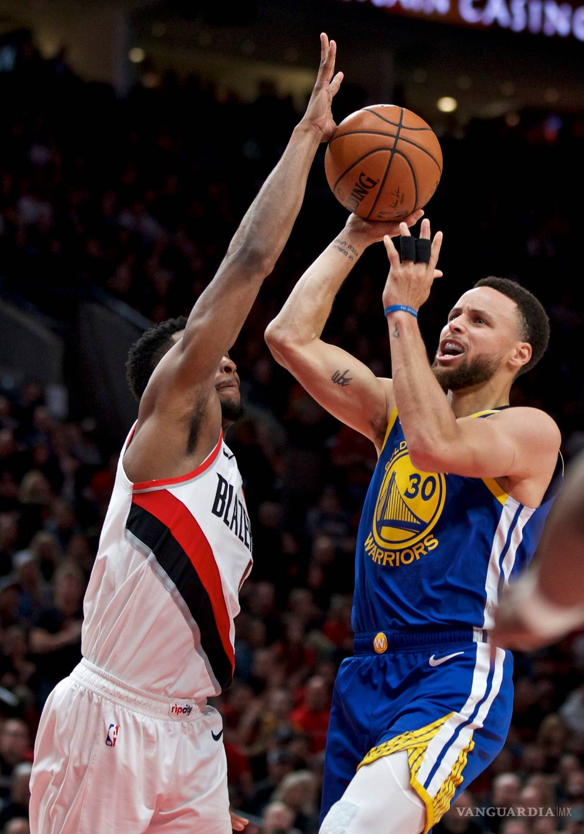 $!Una vez más, Portland sucumbe ante el poderío ofensivo de Golden State