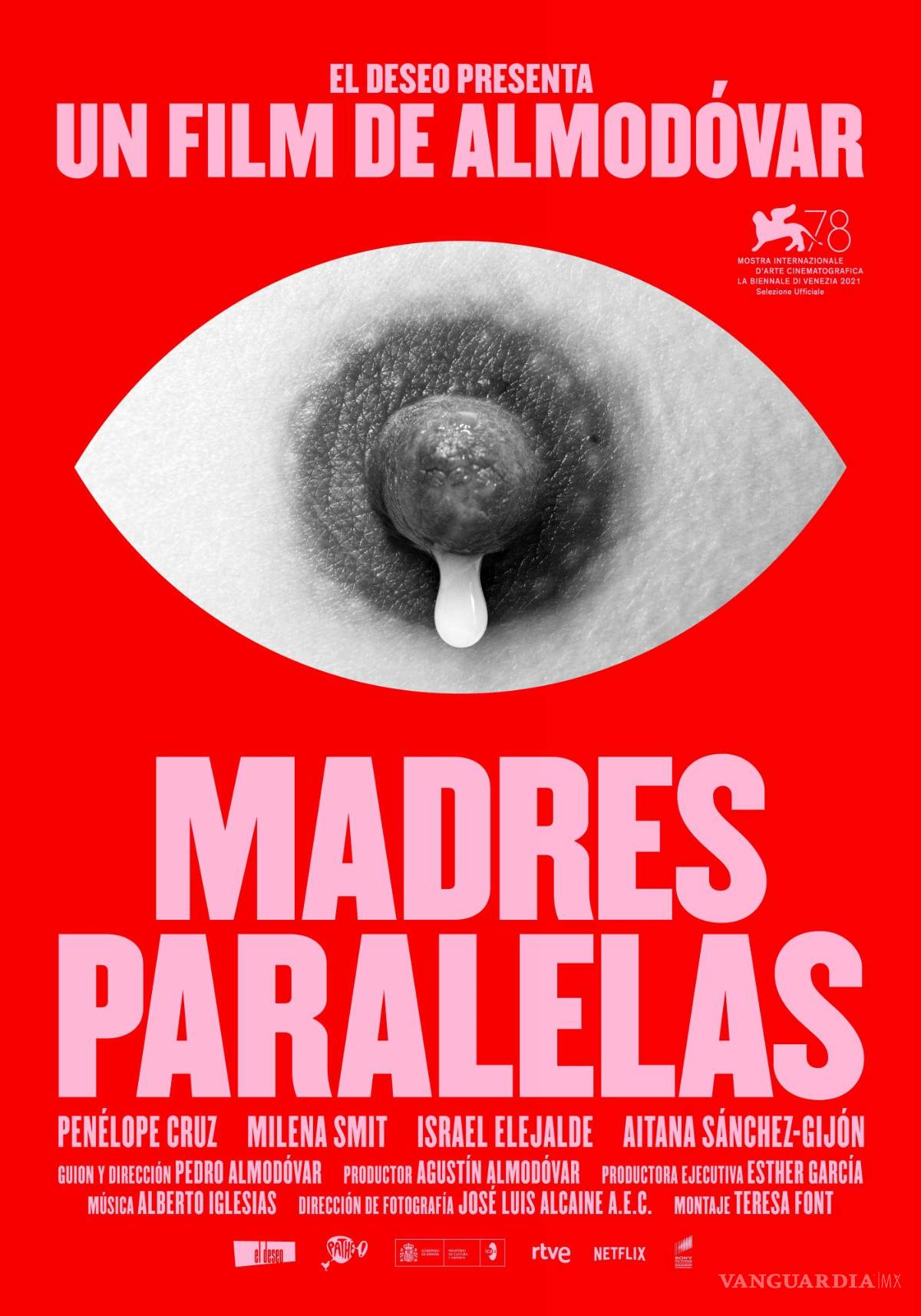 $!La polémica en torno al cartel de Madres paralelas comenzó cuando se publicó en varias cuentas de Instagram (IG) y la red social la eliminó de algunas, entre ellas la de su autor, por contenido erótico o pornográfico. EFE/El Deseo