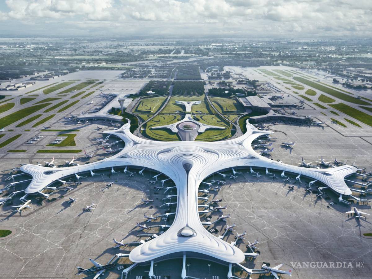 $!El Aeropuerto Internacional Harbin Taiping en China es un surrealista escenario interestelar