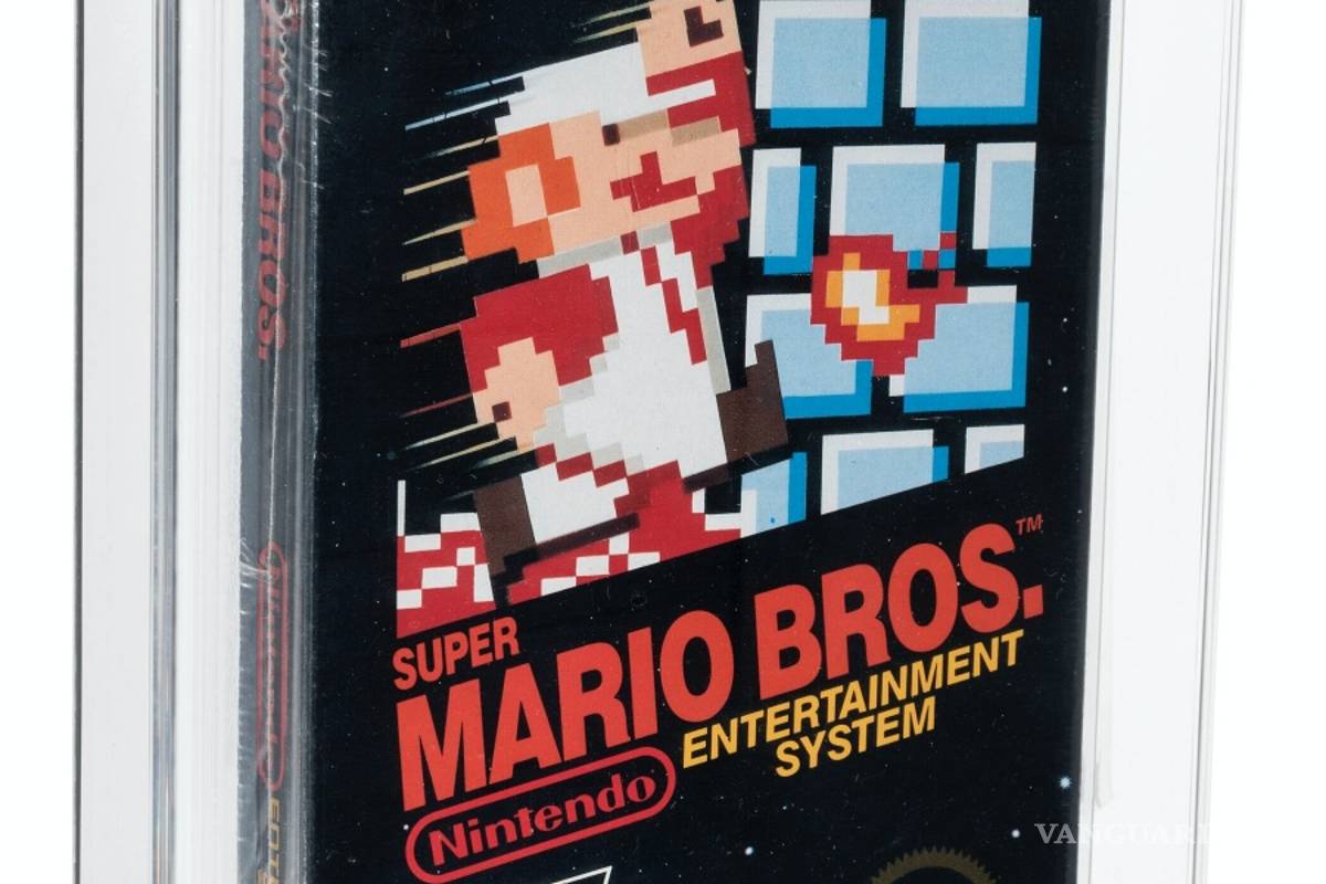Subastan un cartucho de Mario Bros. de 1986 por 660 mil dólares