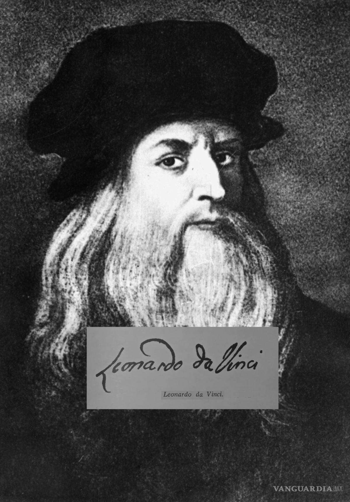 $!El polifacético Leonardo da Vinci es capaz de dar a su firma toda una carga estética que sobresale por sus trazos hacia la izquierda de las dos letras 'd' de su nombre y, sin embargo, una carga hacia la derecha de las iniciales y del resto de las letras, que denotan un espíritu equilibrado e inquieto. EFE/Isabel Martínez Pita