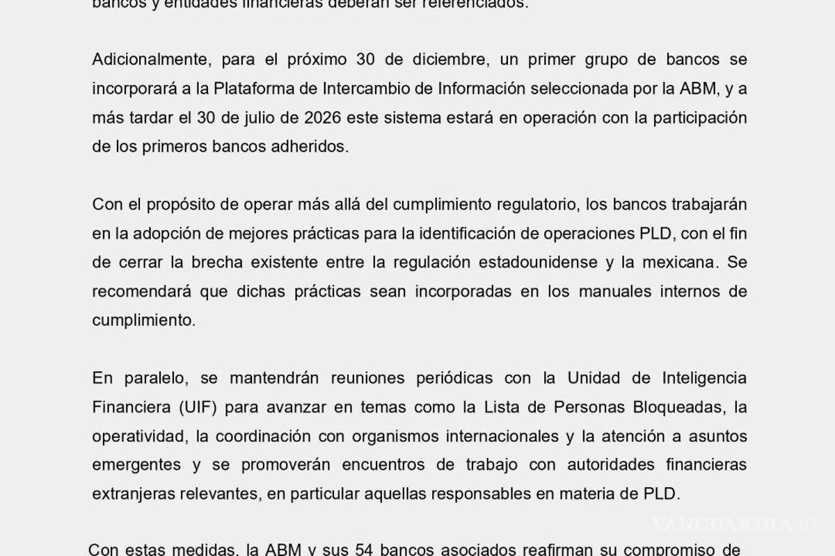 $!A partir de 2026, bancos pedirán INE para retirar o depositar dinero en efectivo