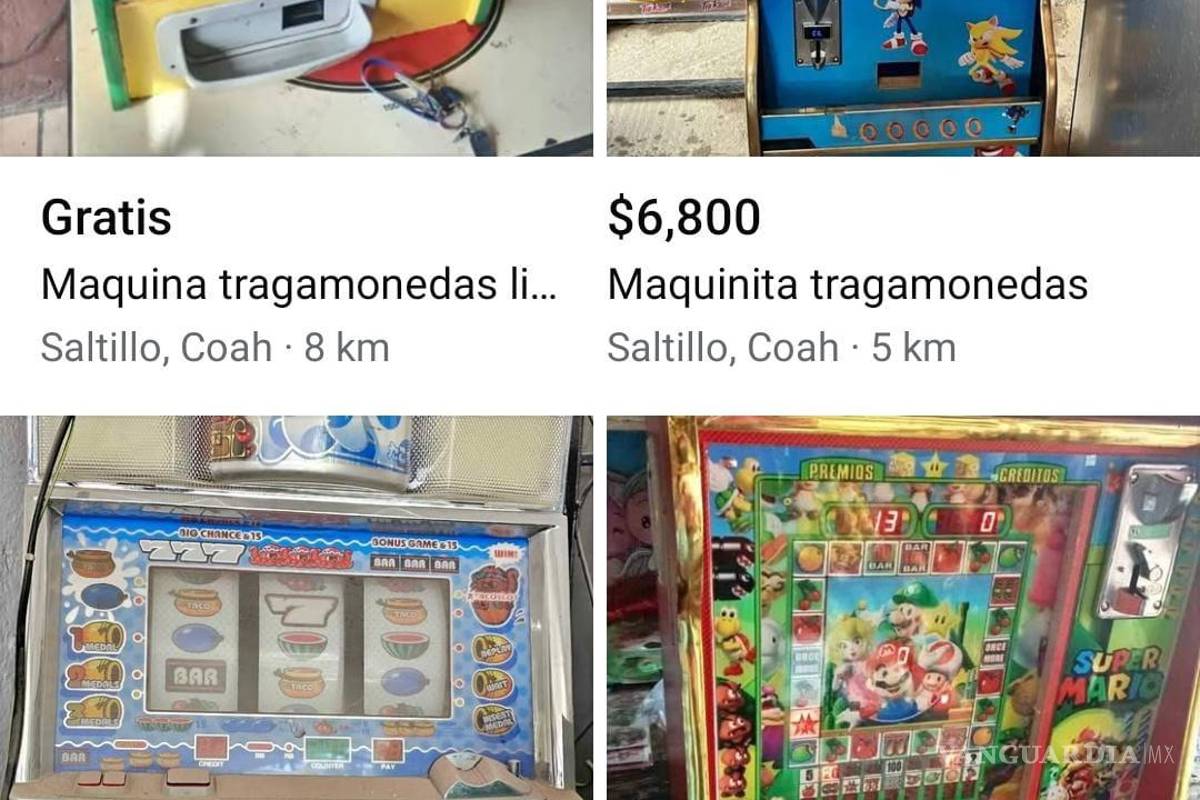 A pesar de su prohibición, persiste venta de máquinas tragamonedas en Saltillo