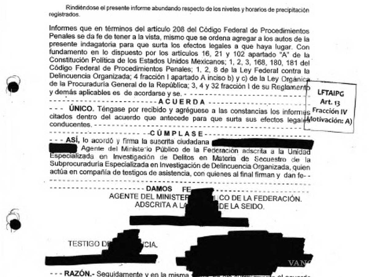 $!PGR planteó incendio en Cocula sin el reporte de lluvia