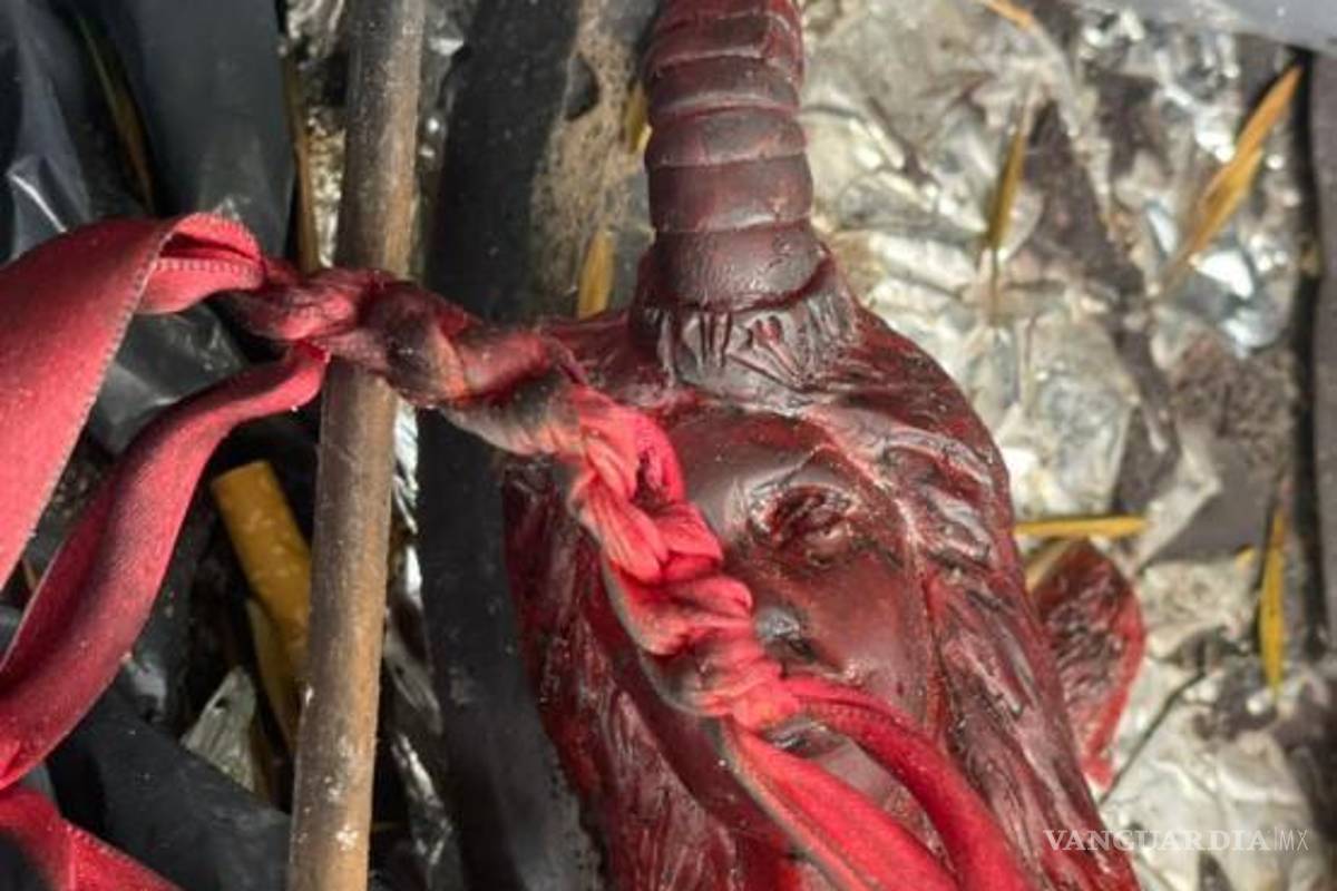 Hallan restos de brujería y hechizos en arroyo Urdiñola de Saltillo