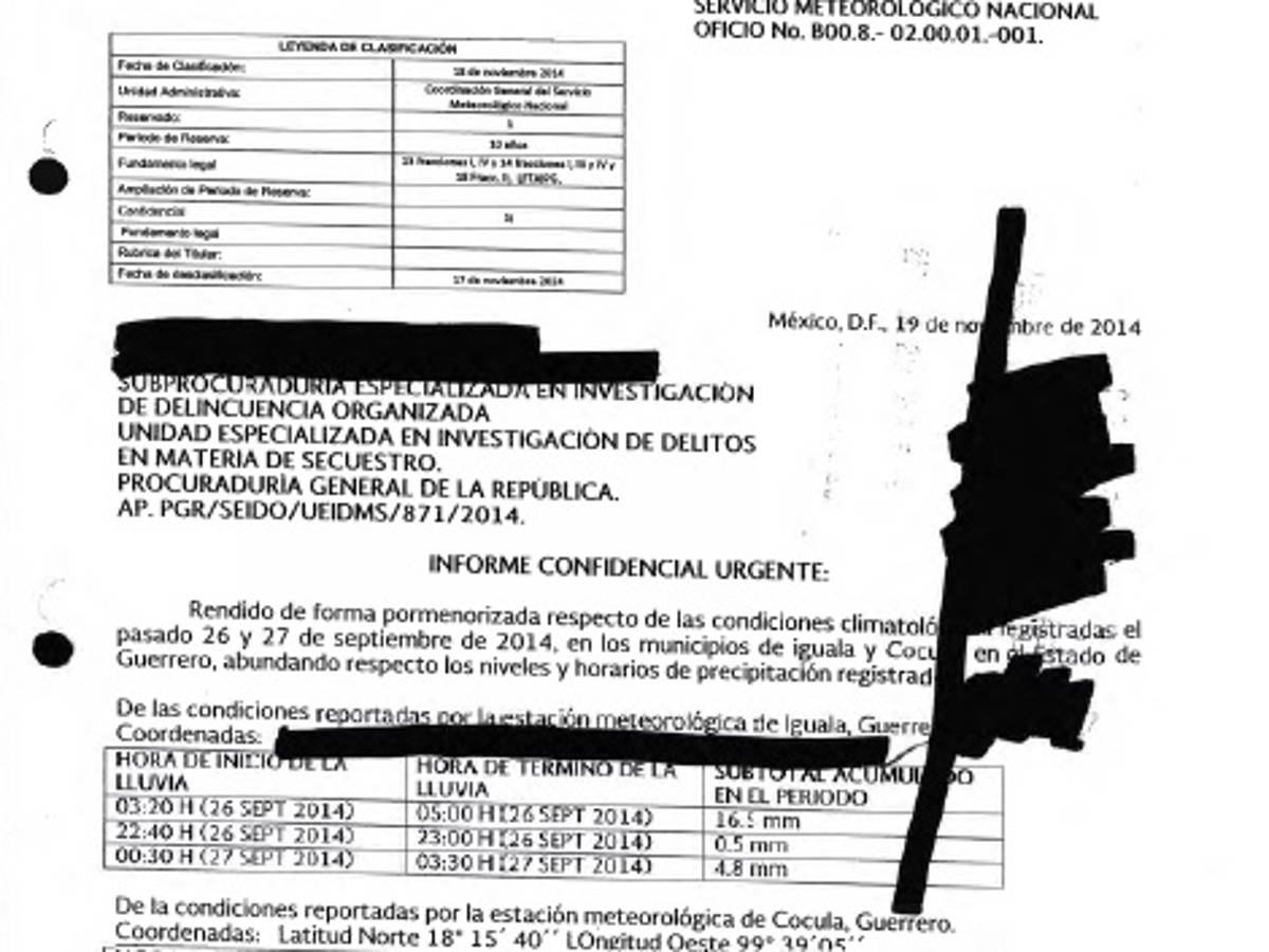 $!PGR planteó incendio en Cocula sin el reporte de lluvia