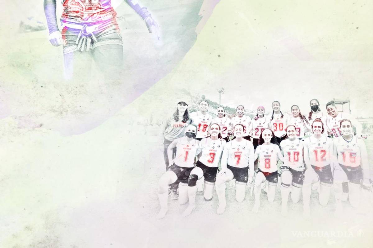 Pamela Reyes Wiseman jugadora de Flag Football y subcampeona mundial, es un orgullo de Saltillo