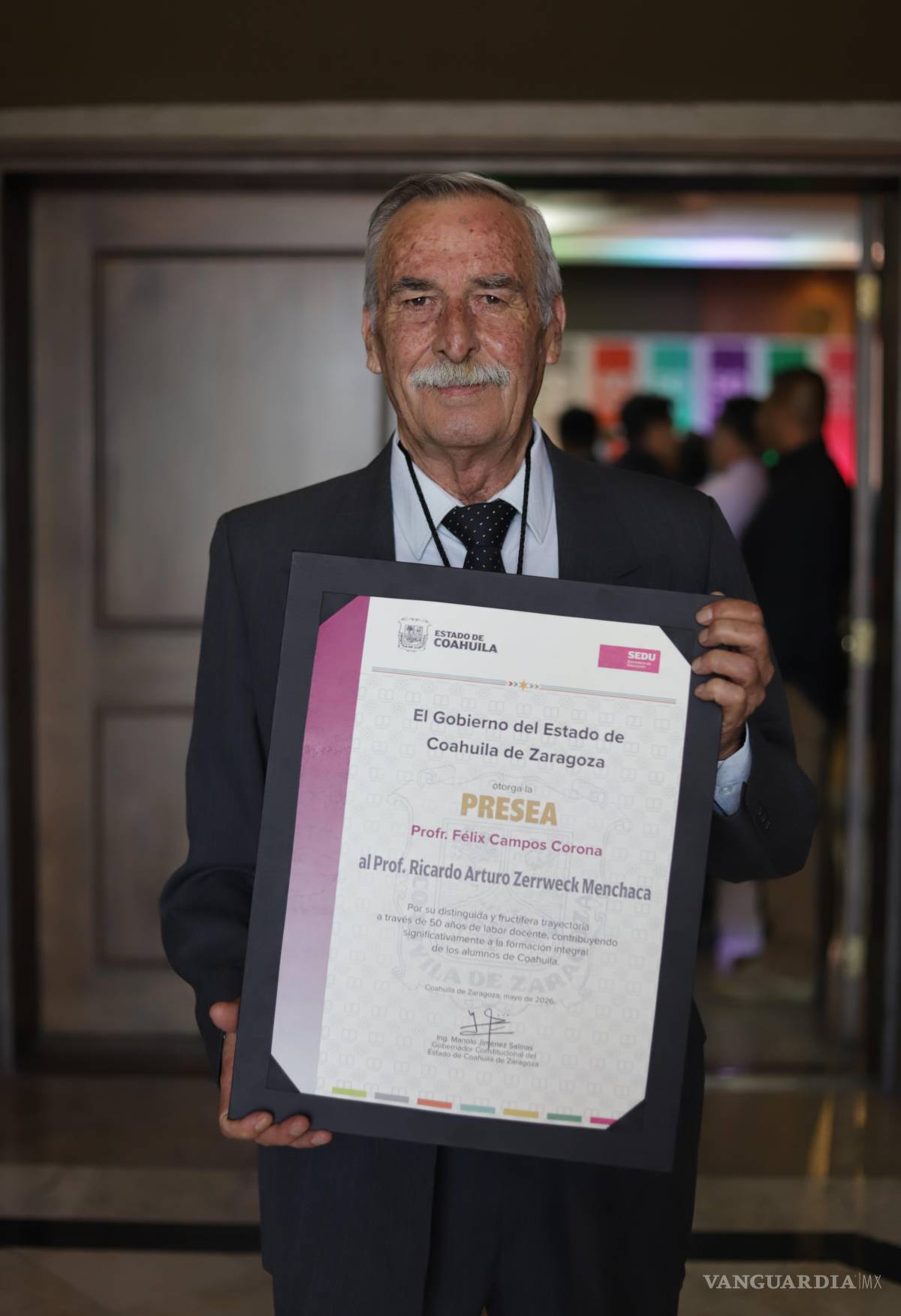 $!El profe Ricardo Arturo destaca la satisfacción de haber acompañado a equipos deportivos en competencias regionales y nacionales.