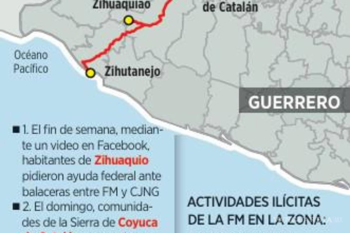 $!Familia Michoacana tiene sitiados más pueblos de Tierra Caliente