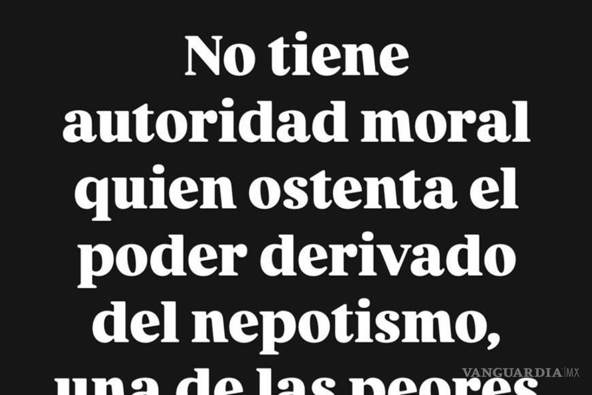 $!Desde la misma plataforma, Attolini publicó este mensaje horas después de la imagen de Guadiana.