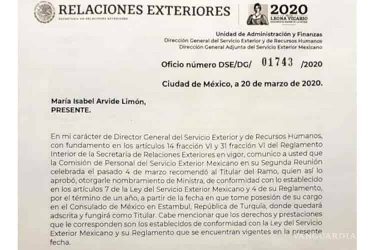 $!Isabel Arvide presume consulado y la critican, AMLO la defiende