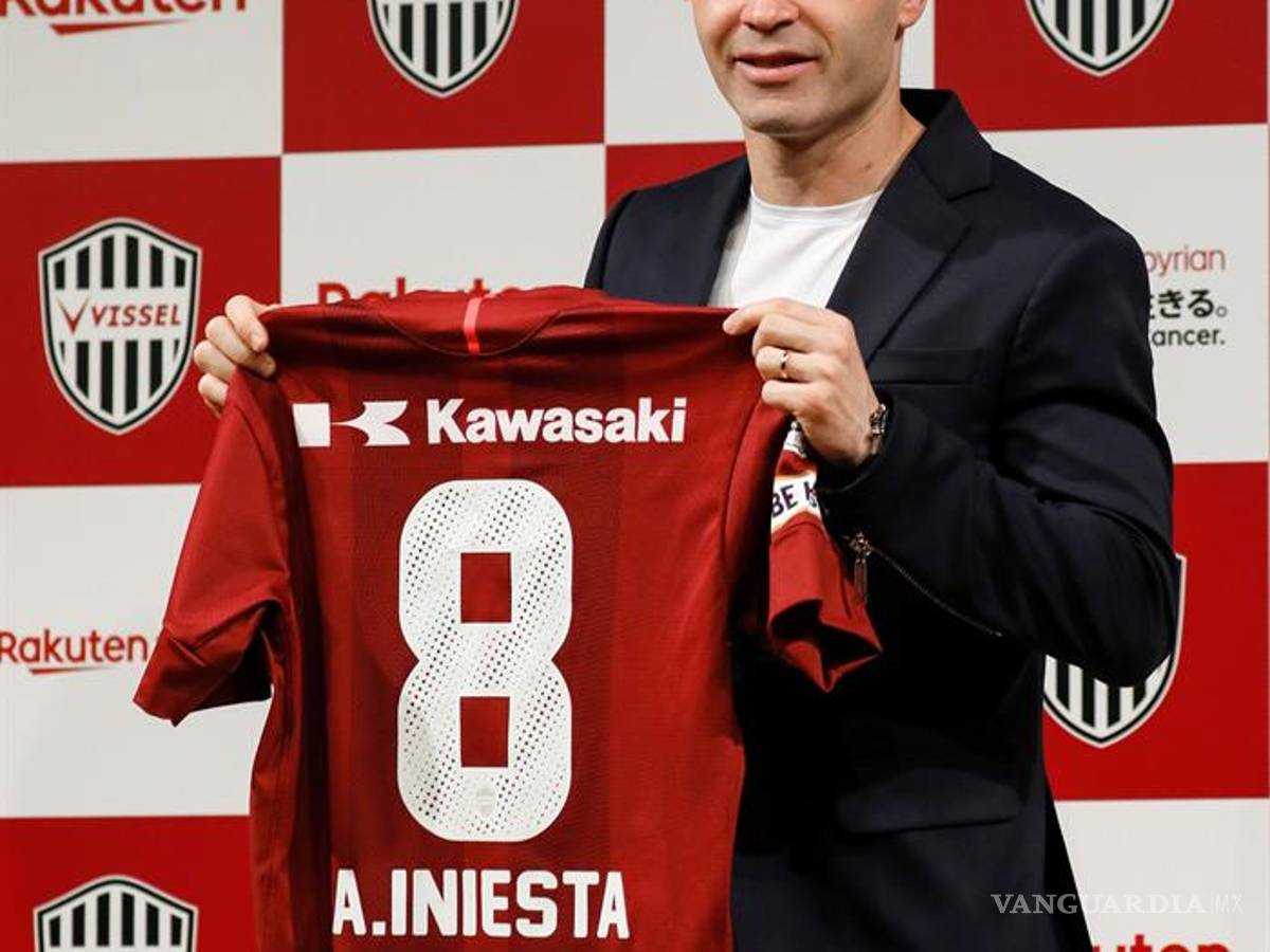 $!Iniesta es presentado en Japón