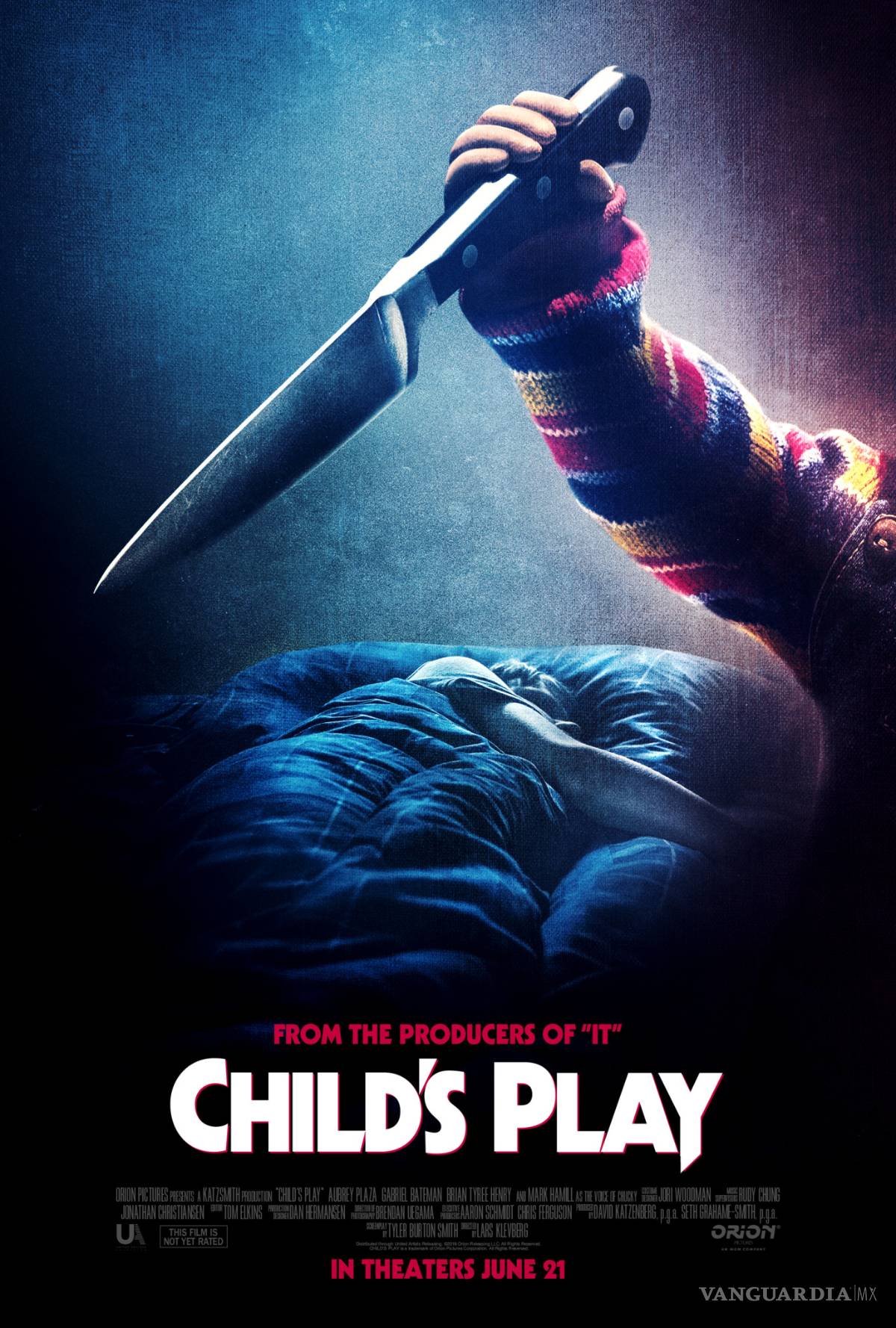$!Chucky le saca tremendo susto a Aubrey Plaza