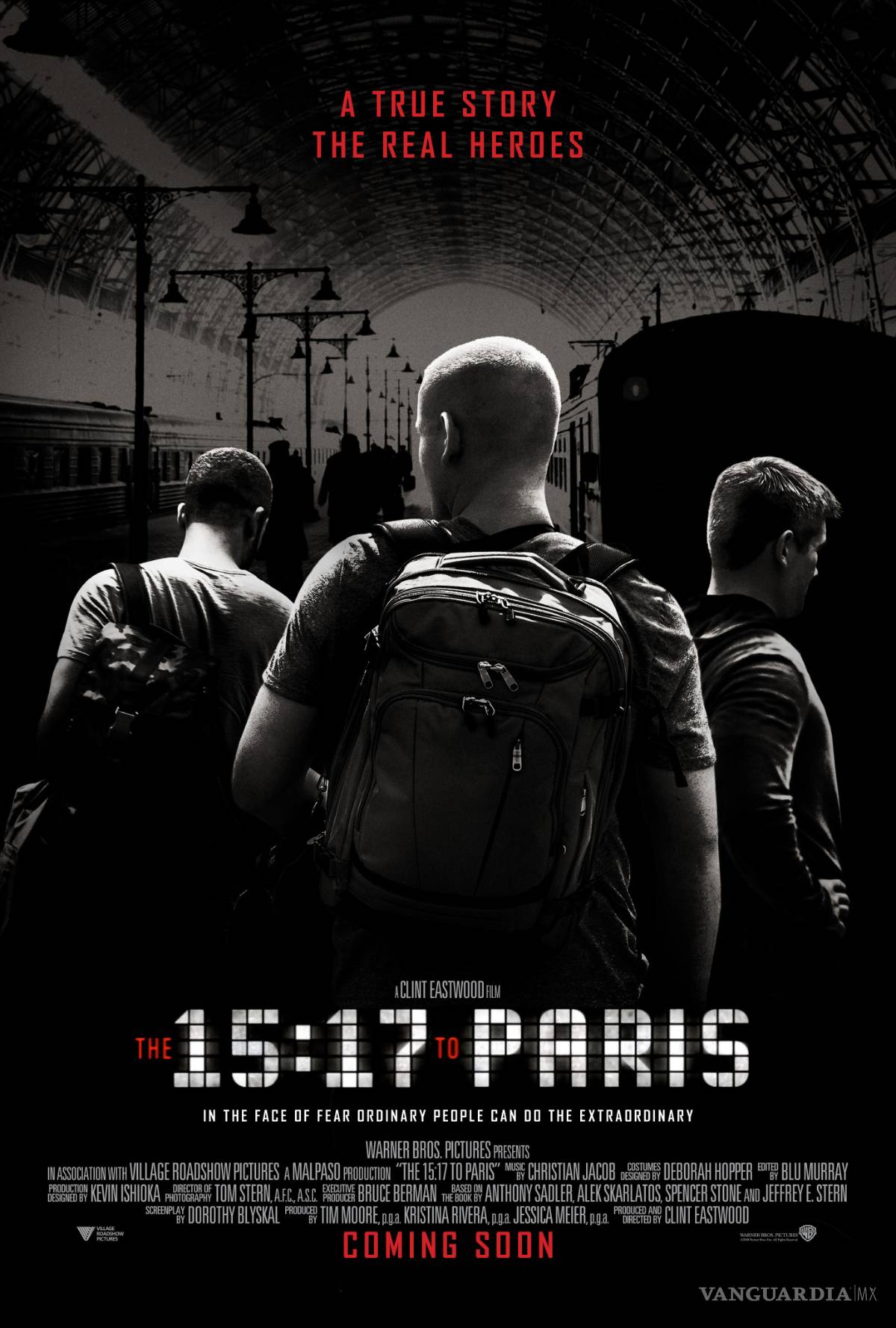 $!‘15:17 tren a París’, una película sobre héroes reales