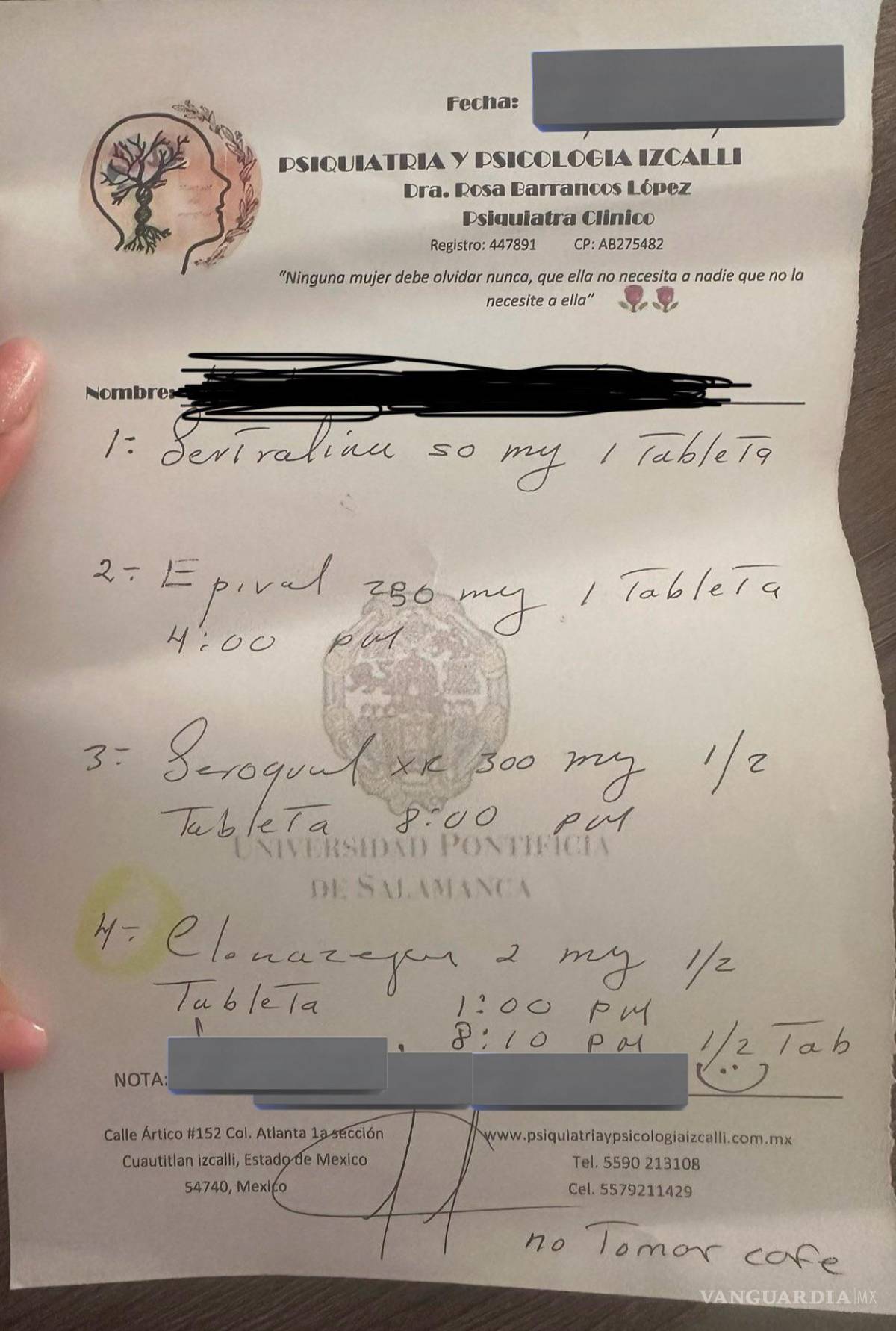 $!Exhiben a Rosa Barrancos en Cuautitlán Izcalli; falsa psiquiatra drogaba y amenazaba a sus pacientes