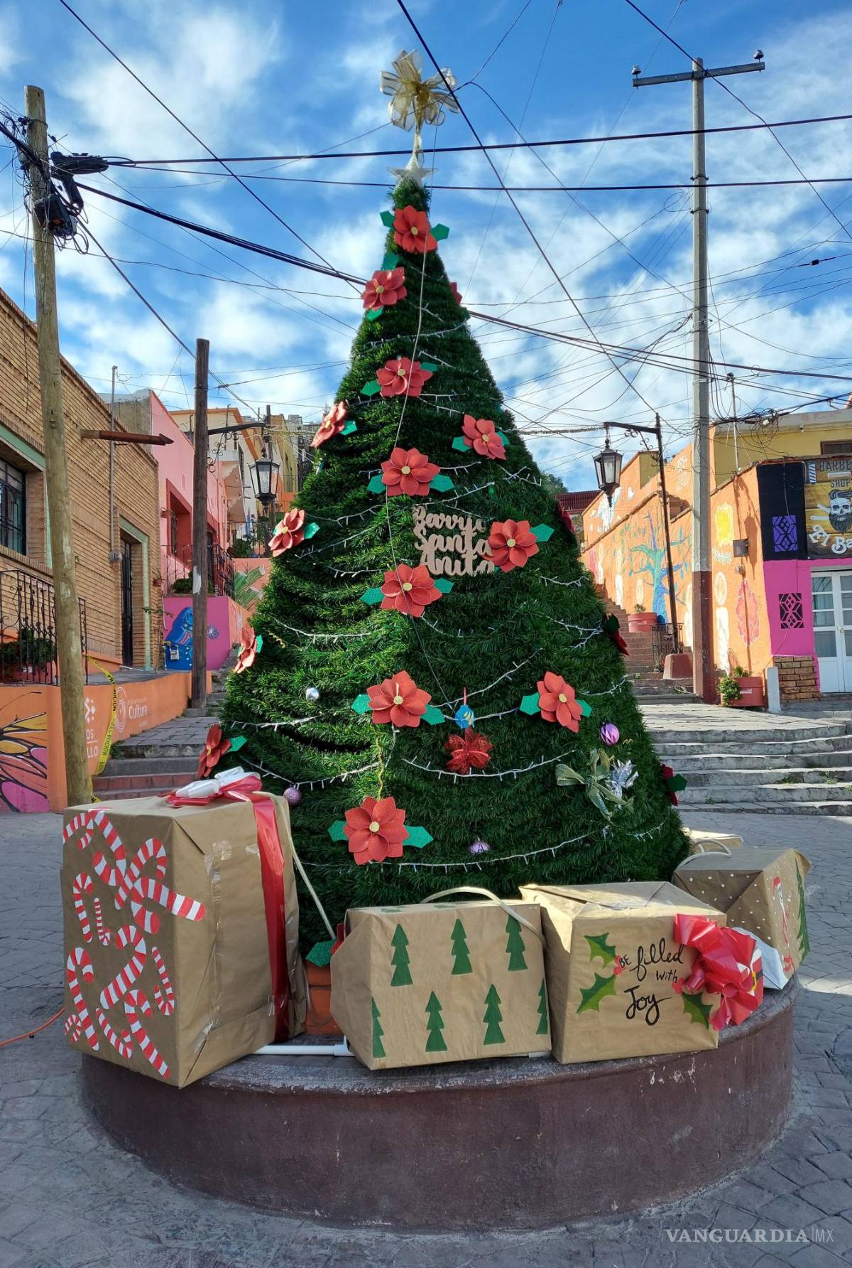 $!Estos son los pinos navideños más atractivos de Saltillo, conoce sus ubicaciones