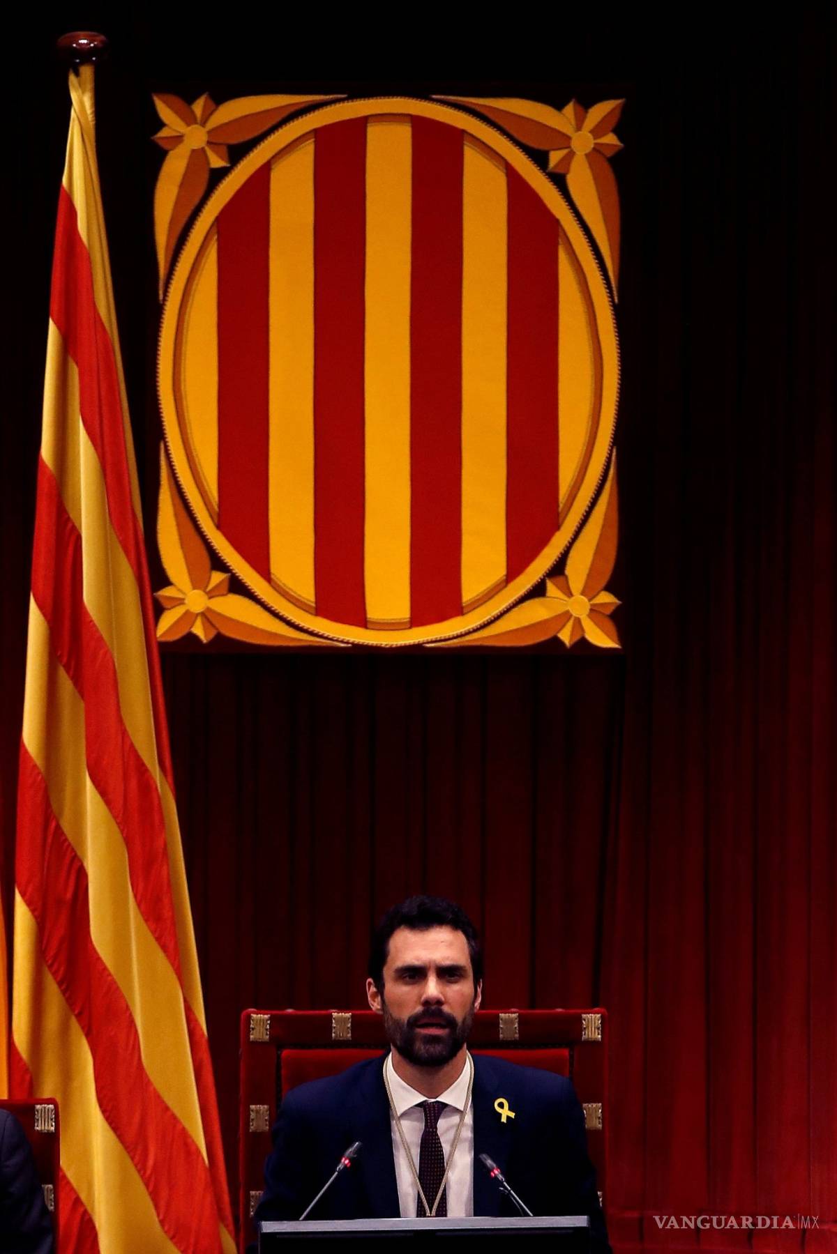$!El independentista Roger Torrent es elegido jefe del Parlamento catalán