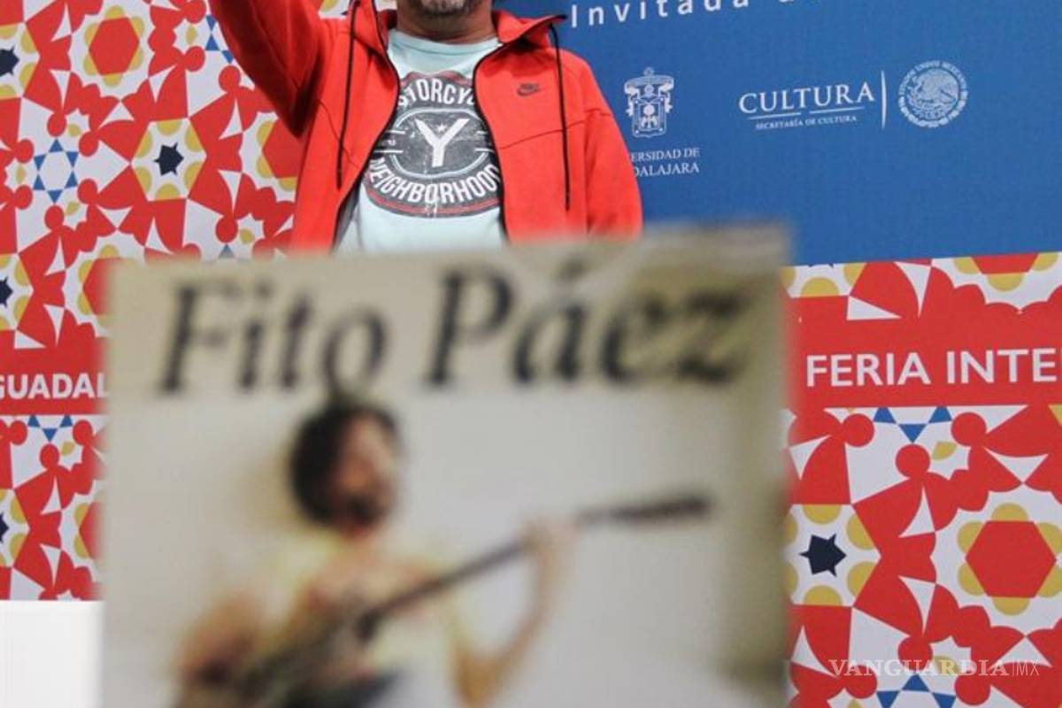 $!Un Fito Páez "pleno" muestra su "Diario de viaje" en la FIL de Guadalajara
