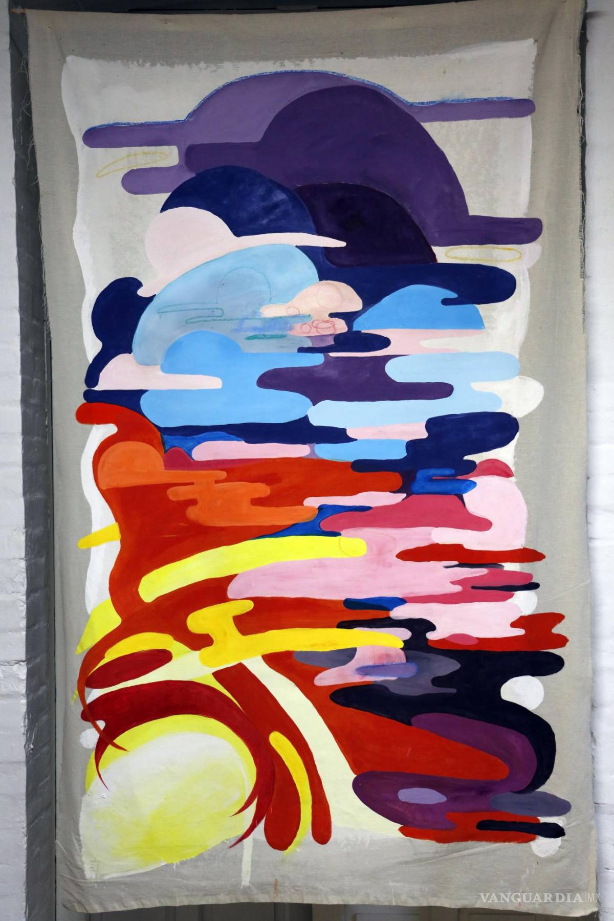 $!Saltillo, Coah. 01 de septiembre del 2021 Exposición gráfica La Línea que trazo es eterna, de la artista Lila Jamieson, en la galeria de la Casa de la Besana