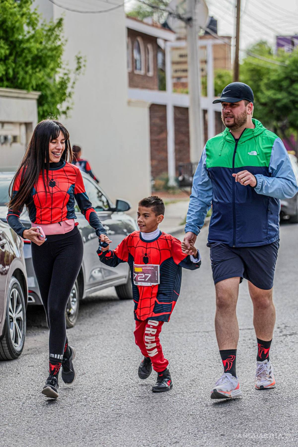 $!Gracias al respaldo de Tupy, niños con discapacidad participaron activamente en la Spider Run-La Salle.