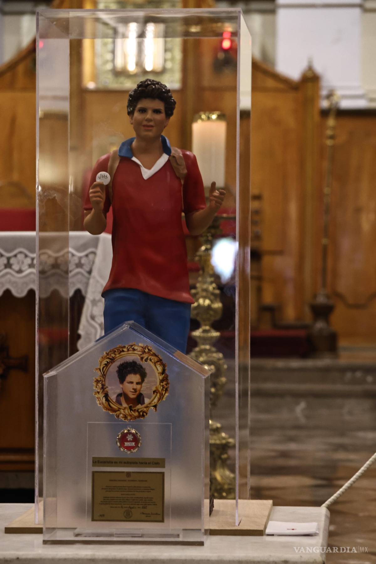 $!La reliquia de primer grado del beato Carlo Acutis será custodiada por la Diócesis de Saltillo.