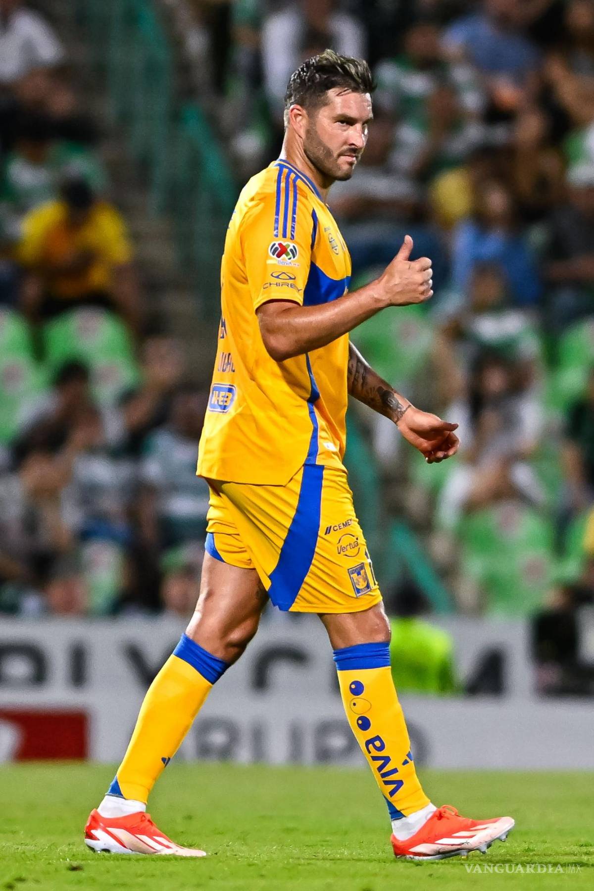 $!André-Pierre Gignac fue quien abrió el marcador ante los Santos.