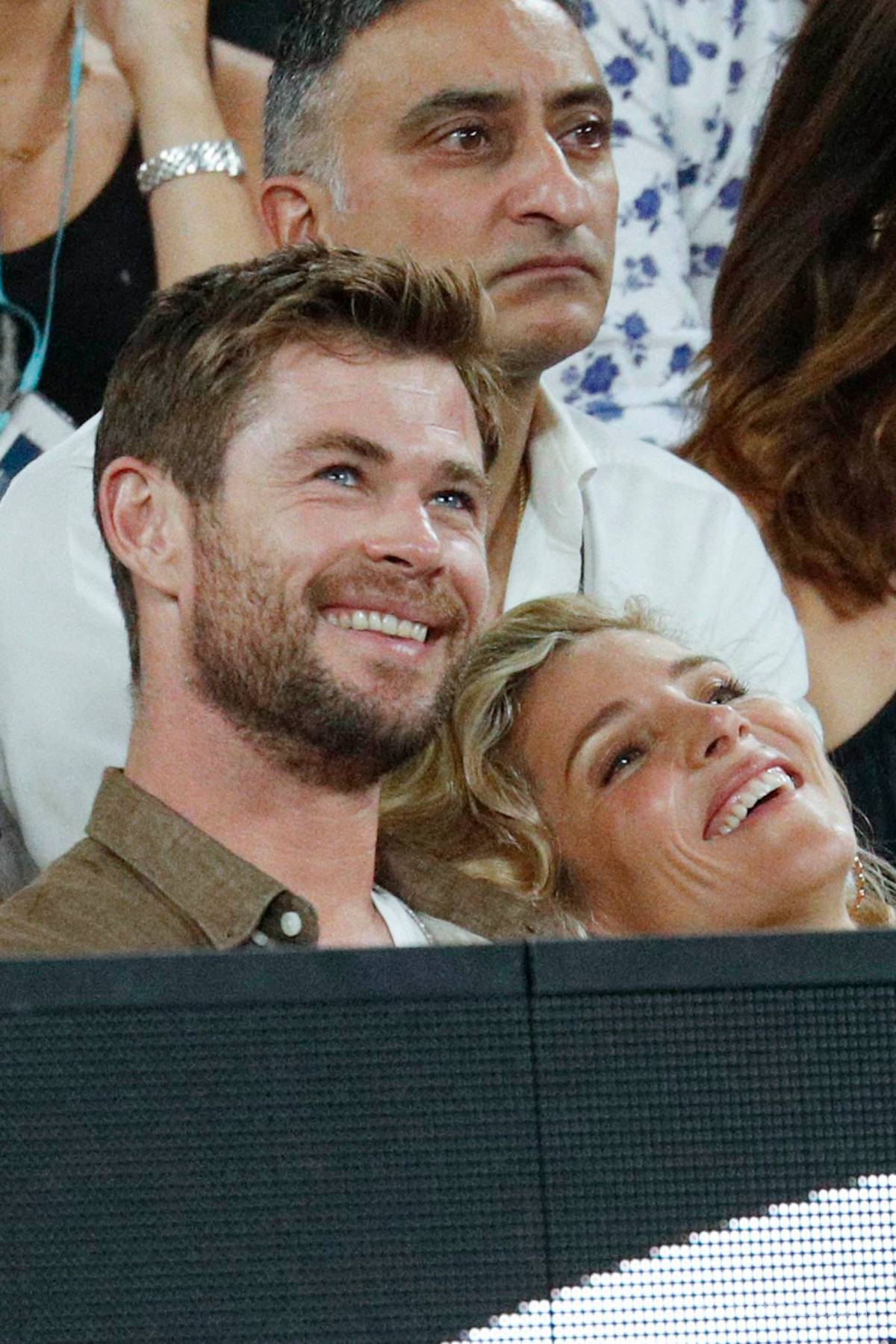 $!Elsa Pataky, resplandeciente en la gran final del Abierto de Australia