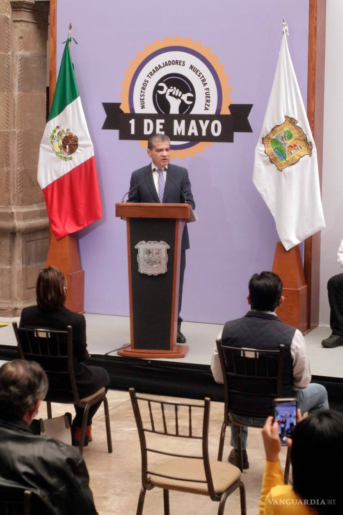 $!Conmemora Coahuila Día del Trabajo con firma de plan para implementación de Reforma Laboral