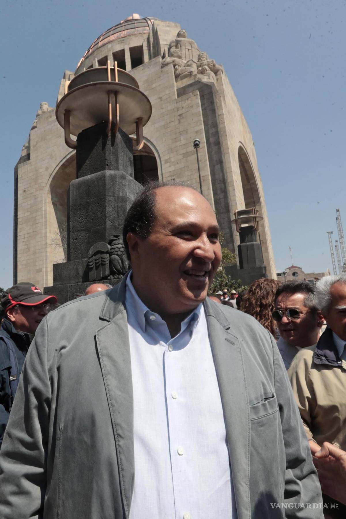 $!Aunque agradeció a López Obrador por su paso como su coordinador de asesores, Cárdenas Batel no acudió ayer al mitin del Presidente.