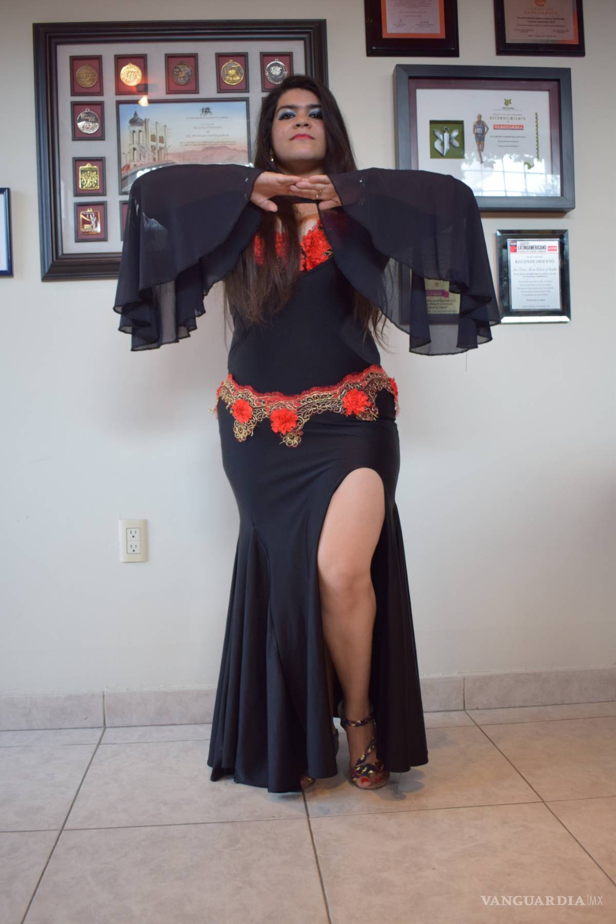 $!Topanga, gitana apasionada, promueve la danza iraquí en Saltillo