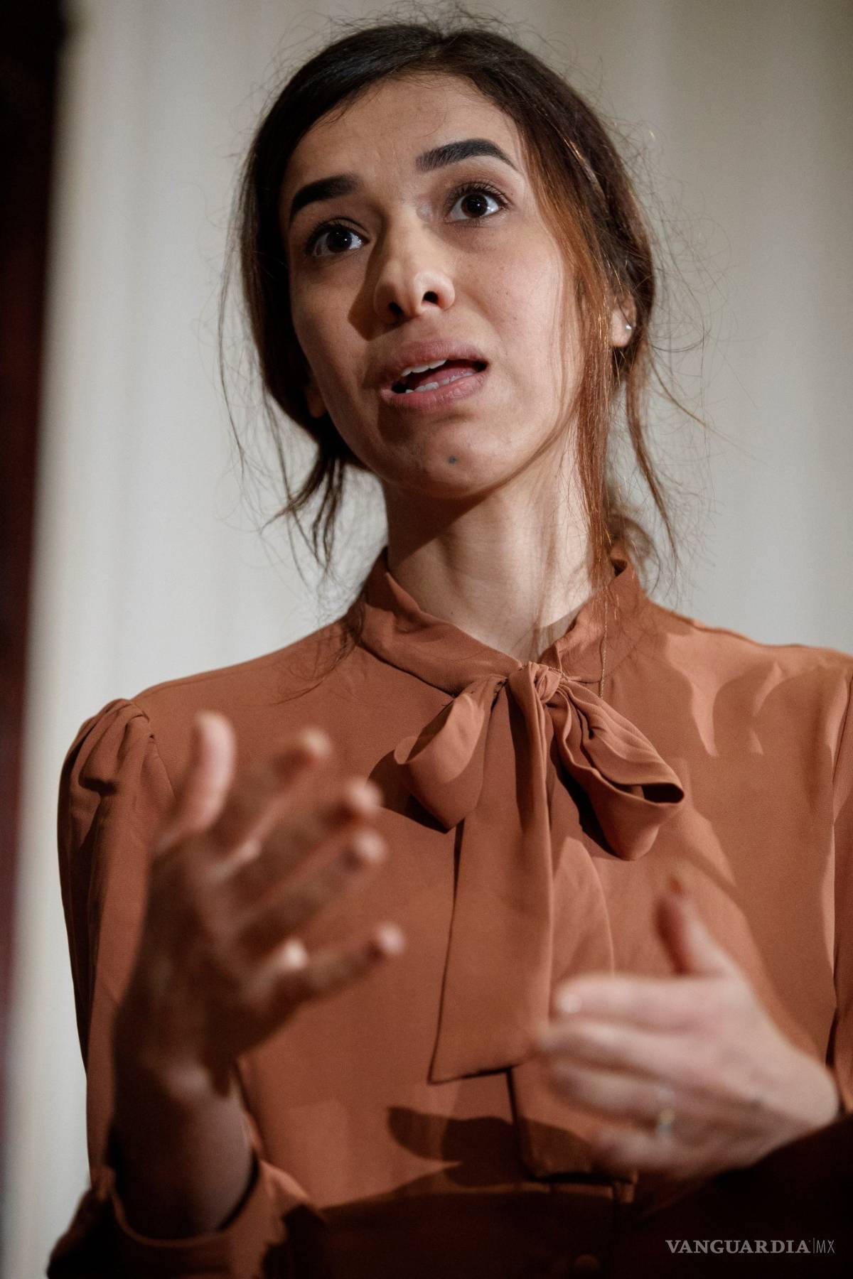 $!Nadia Murad, ganadora de Nobel de la Paz, pide combatir genocidios