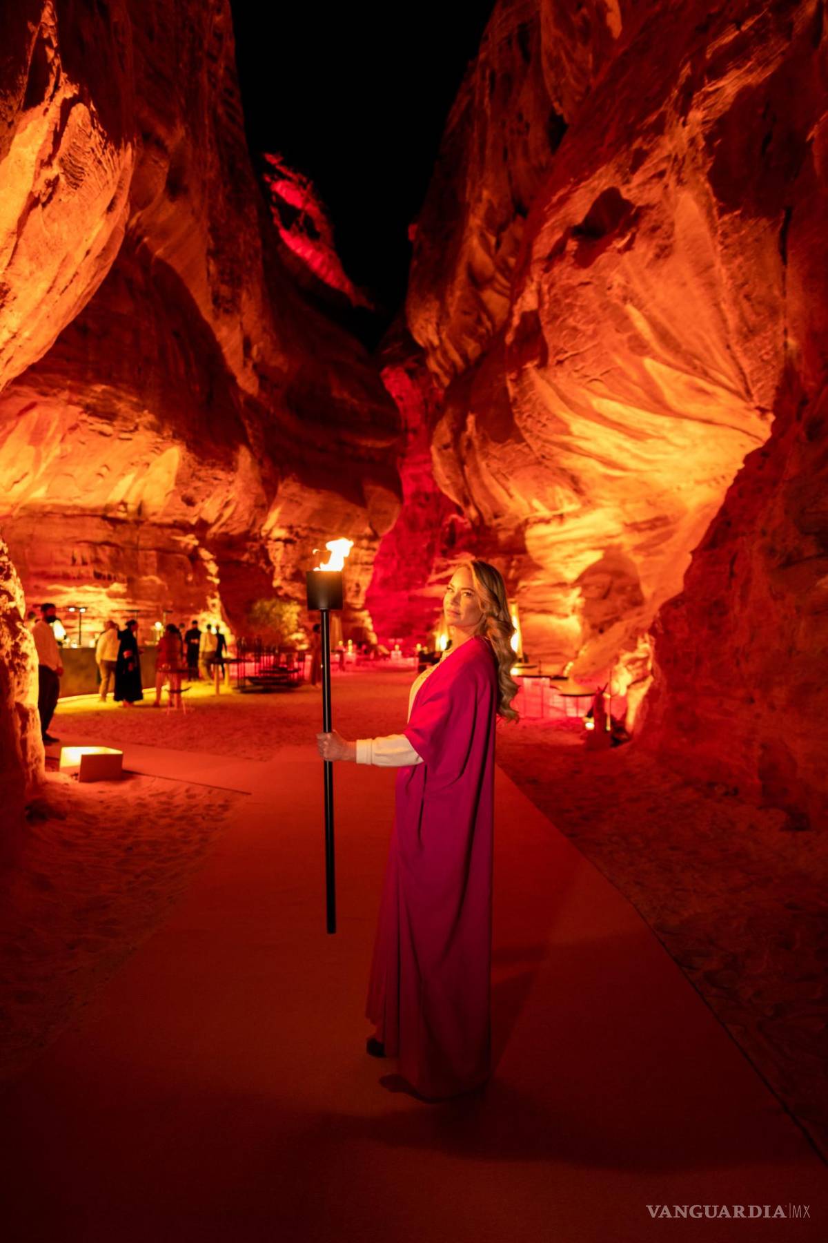 $!Experiencia gastronómica ‘Forces of Nature’ en AlUla, acceso al 'restaruante de lava'.