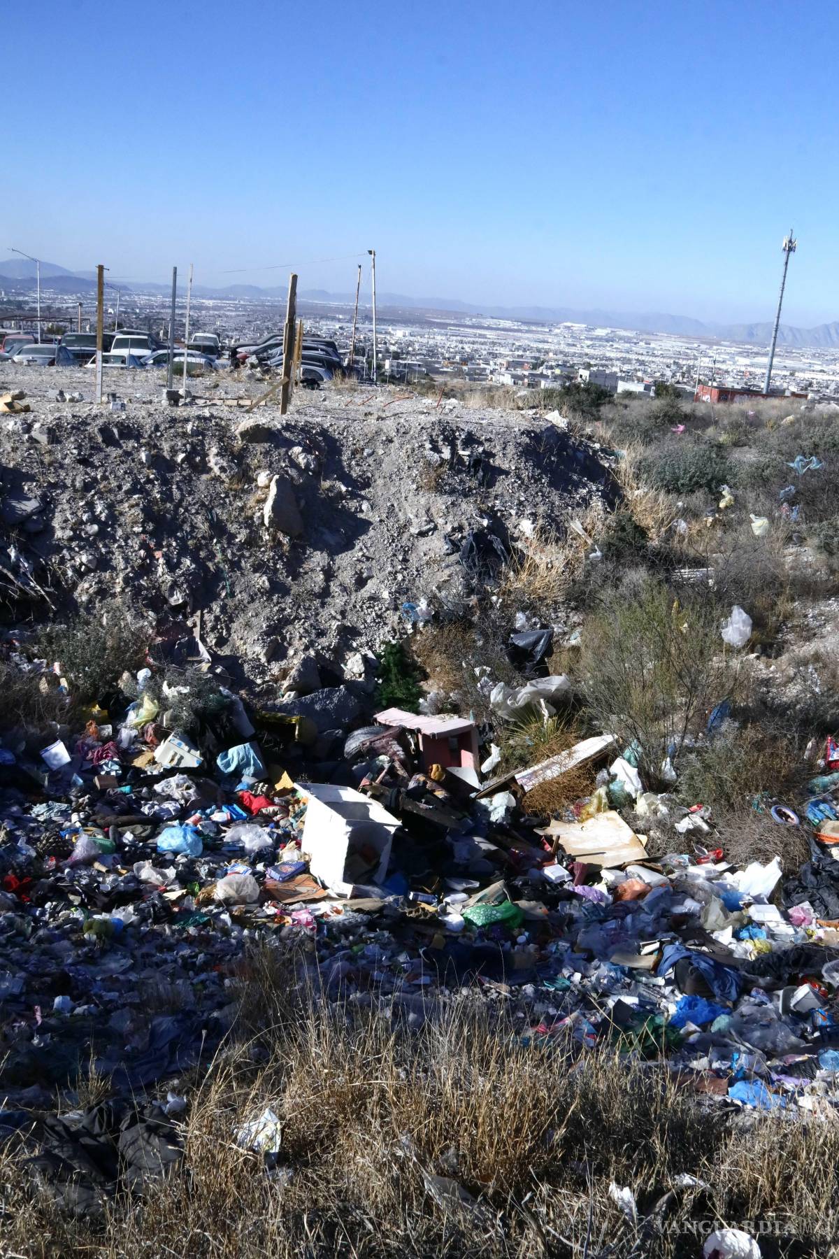 $!En el área señalada, voluntarios han encontrado desde bolsas con desechos y electrodomésticos hasta restos de animales y autopartes.