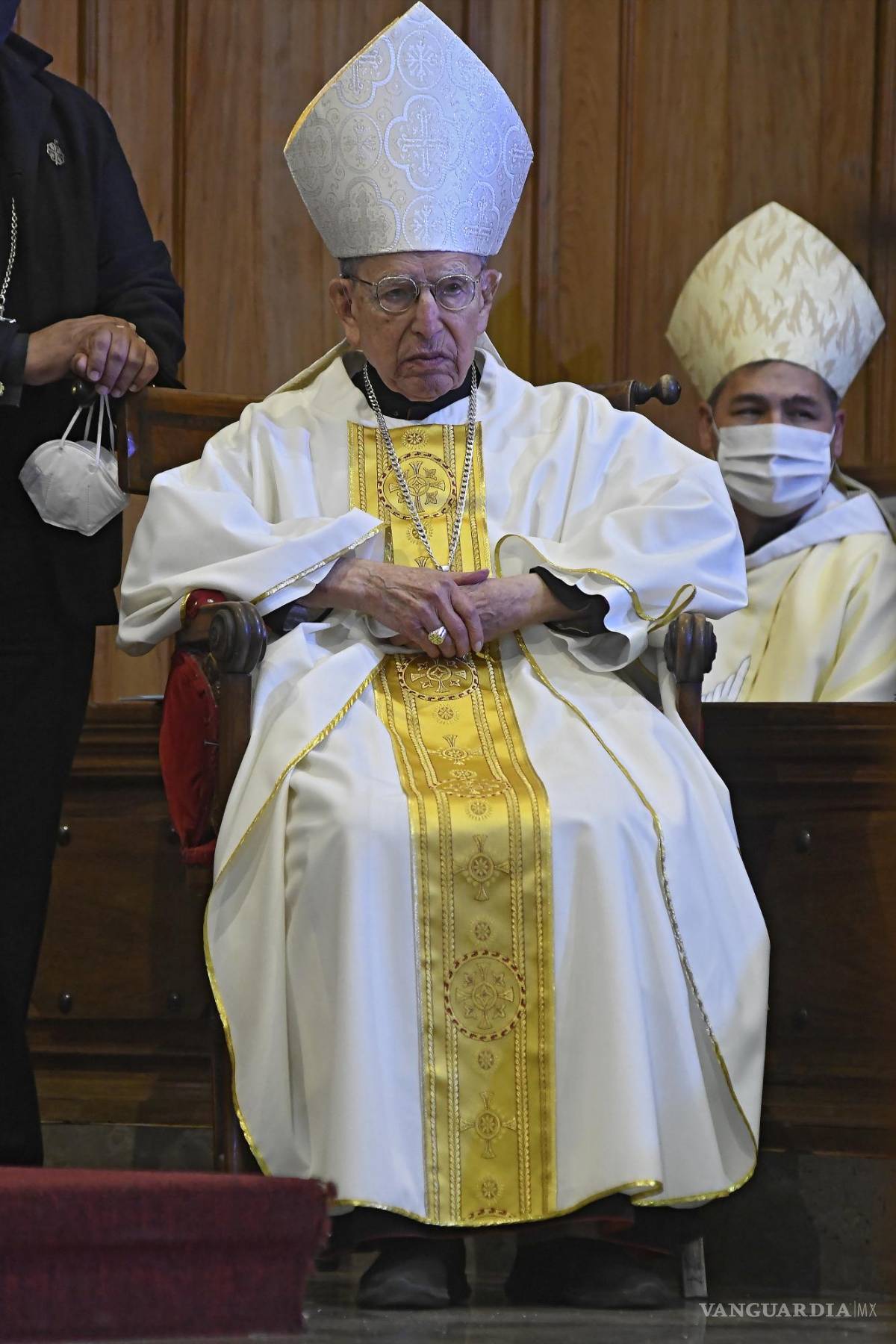 $!Saltillo, Coah. Mex. 04 de viernes de febrero del 2022 Monseñor Francisco Villalobos, obispo emerito de Saltillo falleció la note del pasado jueves 3 de febrero, a los 101 años, de los cuales 51 dedicó como obispo, actividades que llevó a cabo hasta sus últimas semanas.
