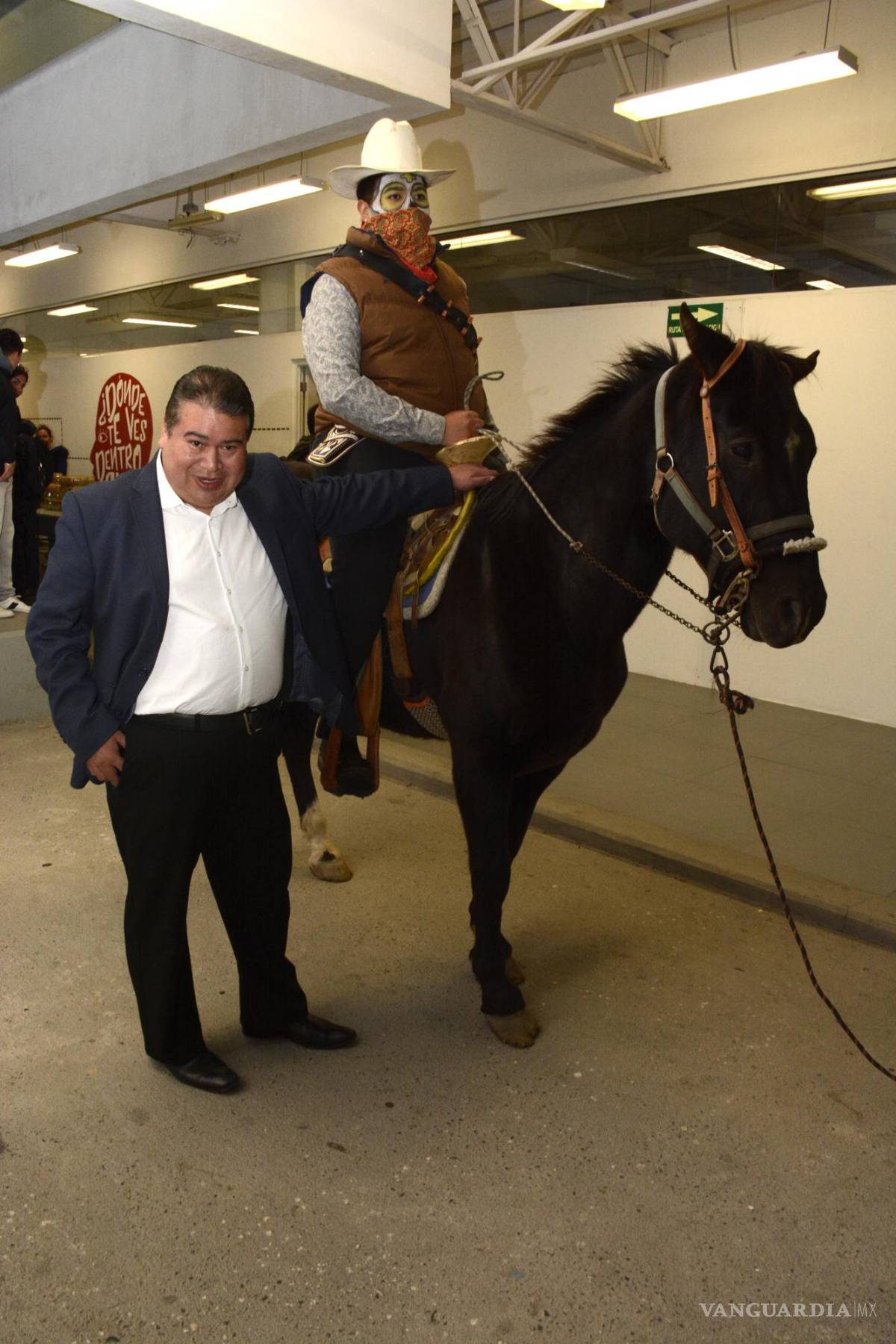 $!Hubo de todo en el evento, hasta un caballo estuvo presente.