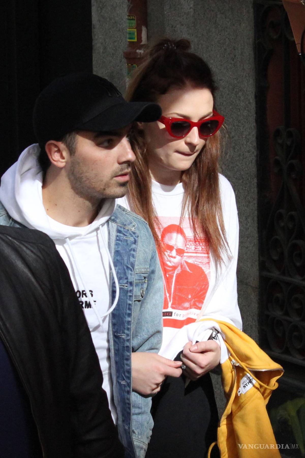 $!Joe Jonas y Sophie Turner son captados en Madrid luego de anunciar su compromiso