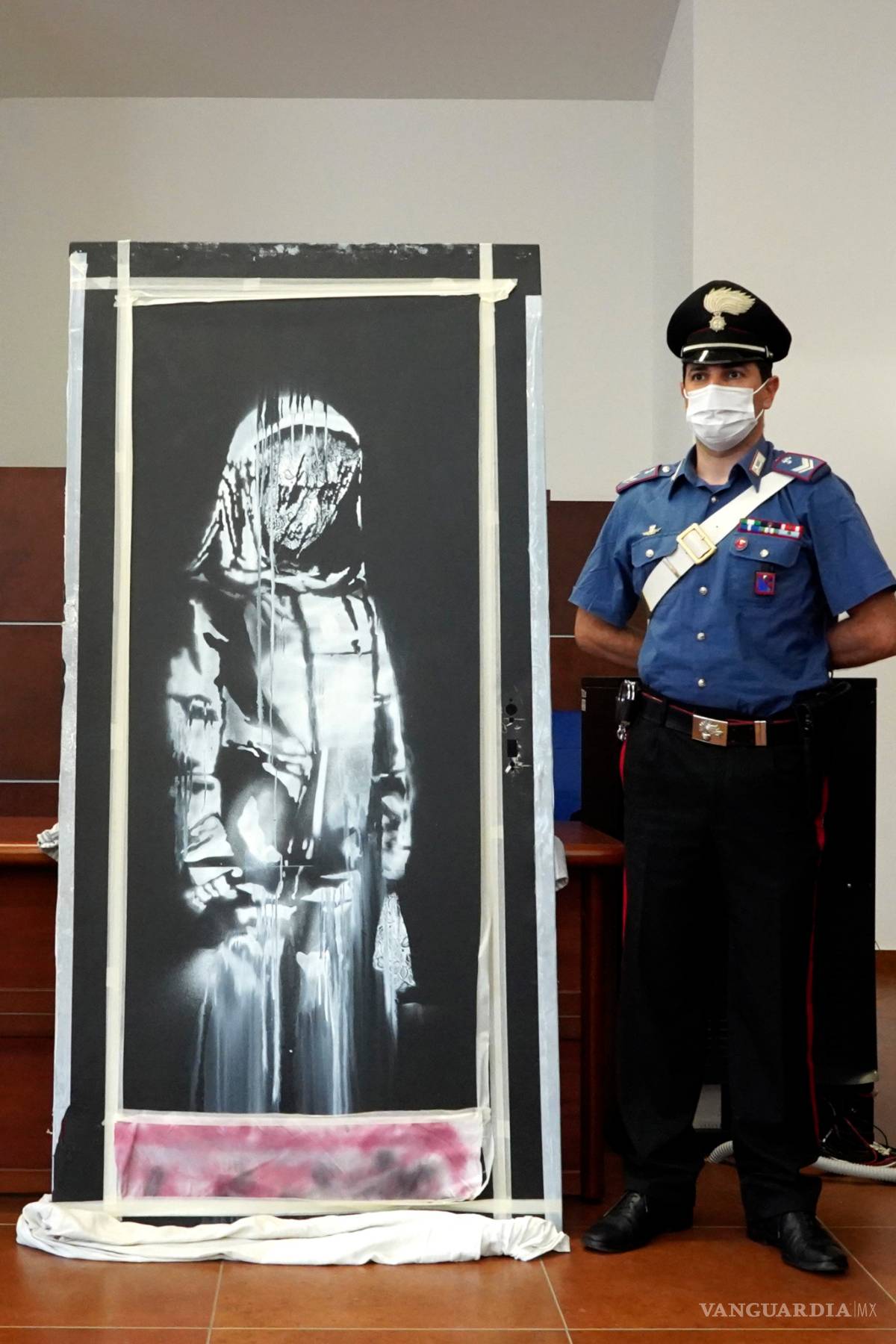 $!Recuperan en Italia una obra de Banksy en honor a víctimas del Bataclan que fue robada en 2015