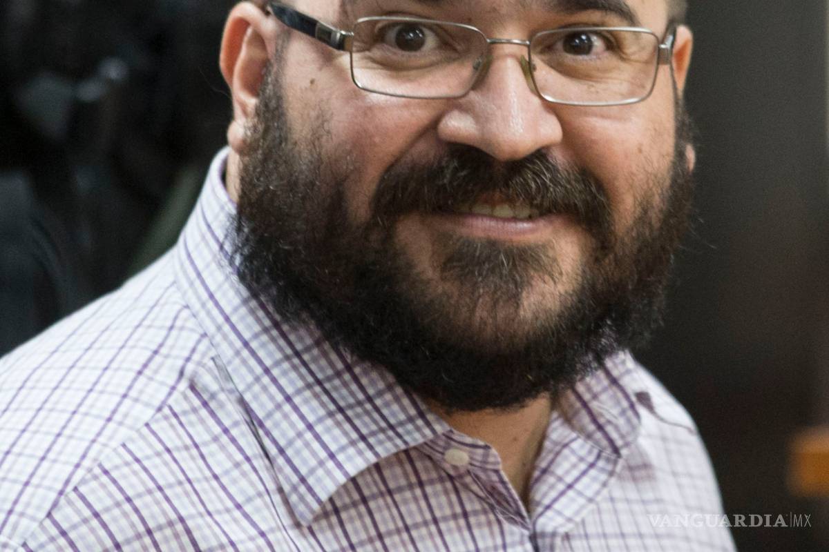 Javier Duarte muy sonriente en audiencia, hasta bromeó: “¡Ya llegó mi Uber!”